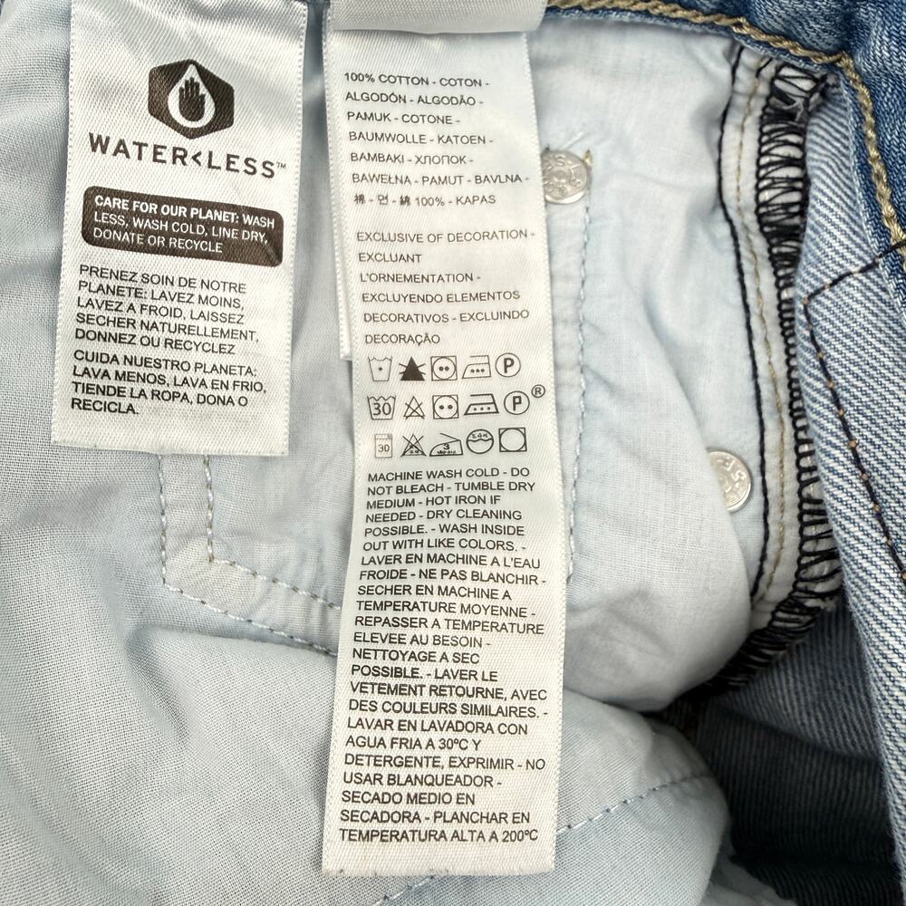 Levi's Low Pro Straight Jeans W28 Light Wash 90s Y2K Vibes Straight Leg - Picture 9 of 14